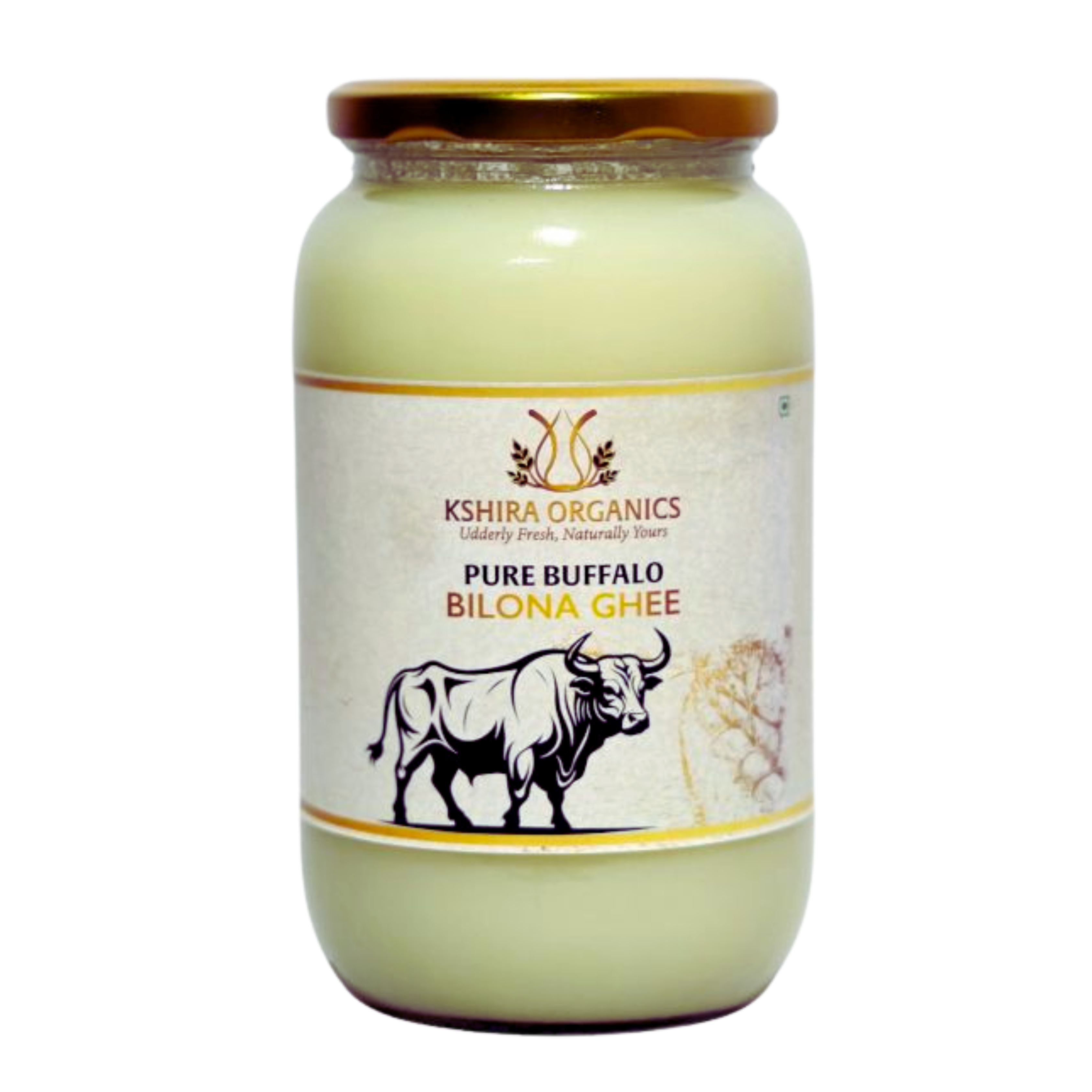 Kshira Organics Murrah Buffalo Ghee Glass packaging