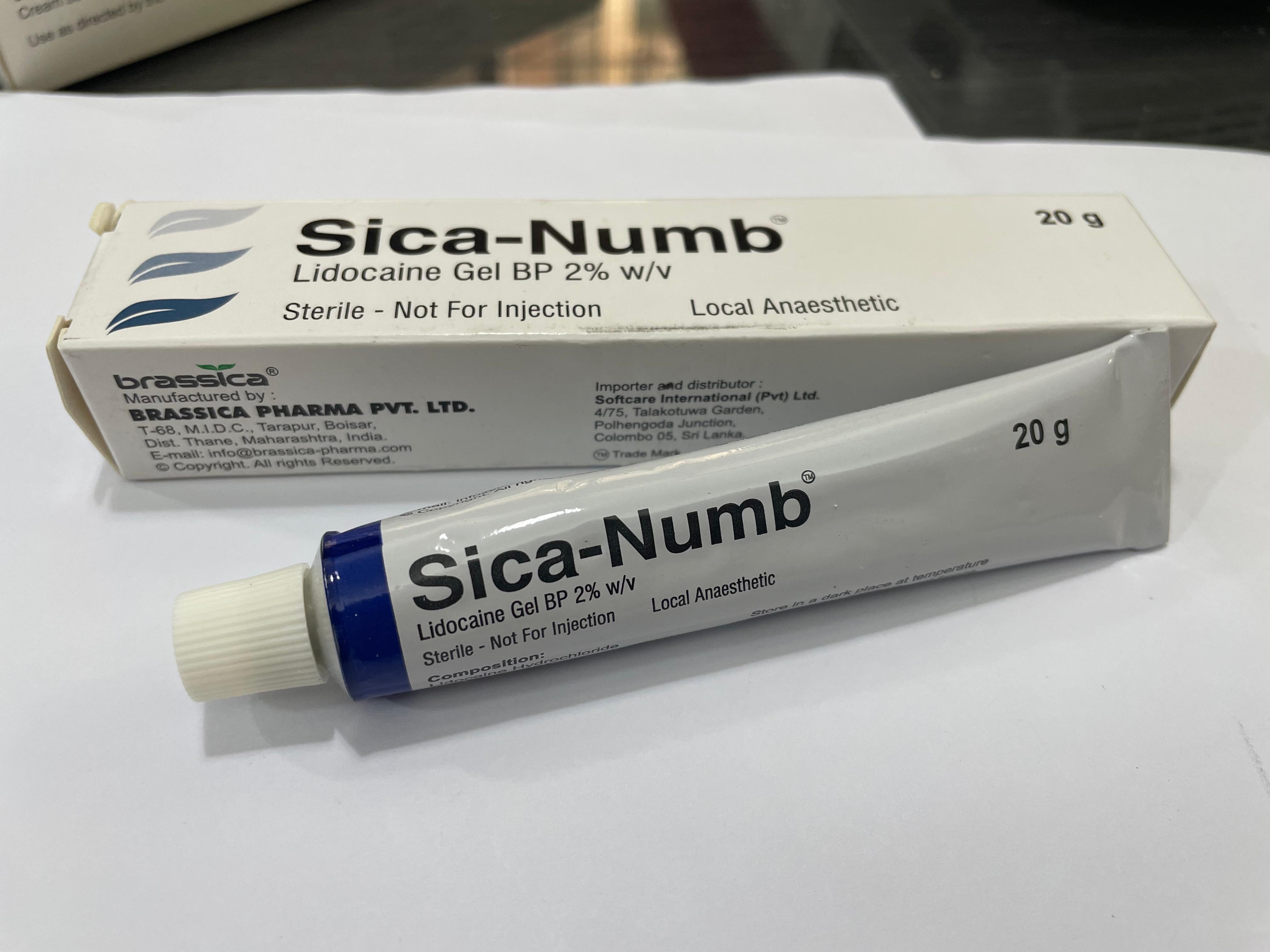 Sica-Numb Gel (Lidocaine 2%)