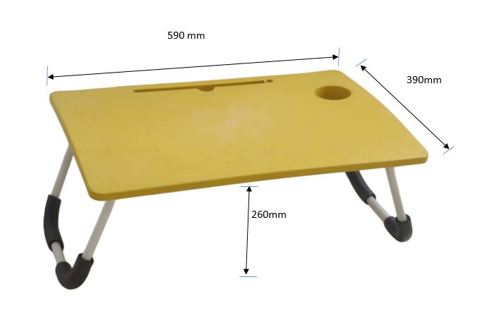 Polyarch Study Table with metal legs 3