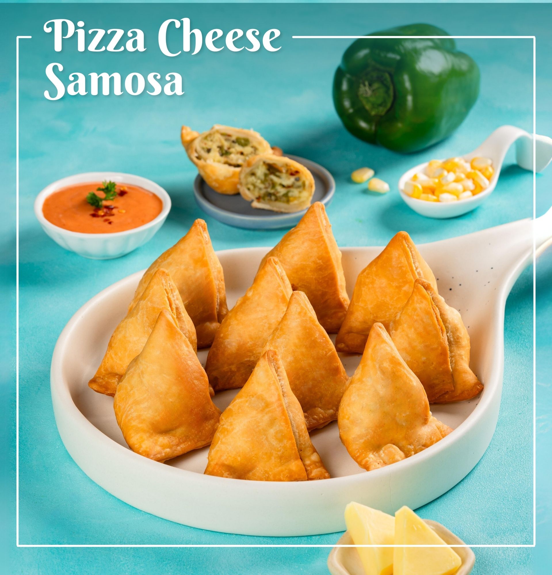 Pizza Cheese Samosa