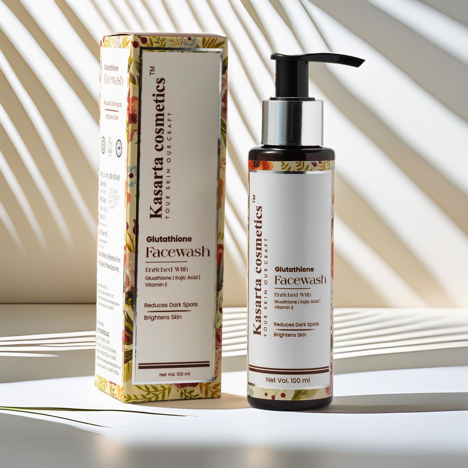 GLUTATHIONE FACE WASH WITH VIT E.