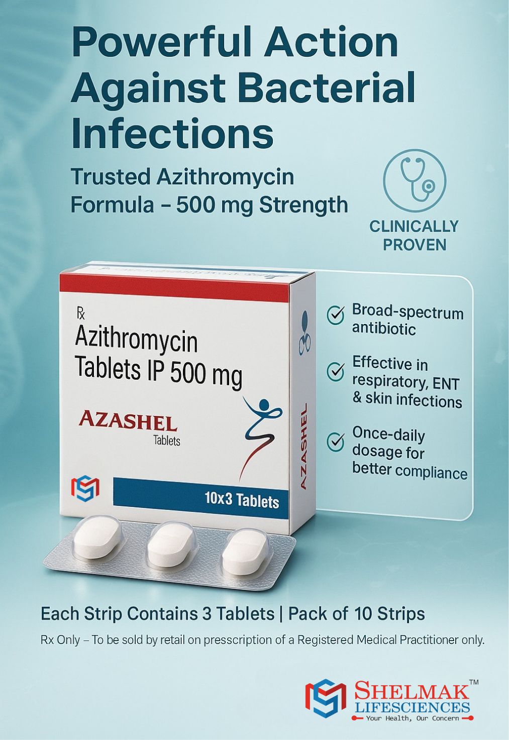 AZASHEL 500 (AZITHROMYCIN)