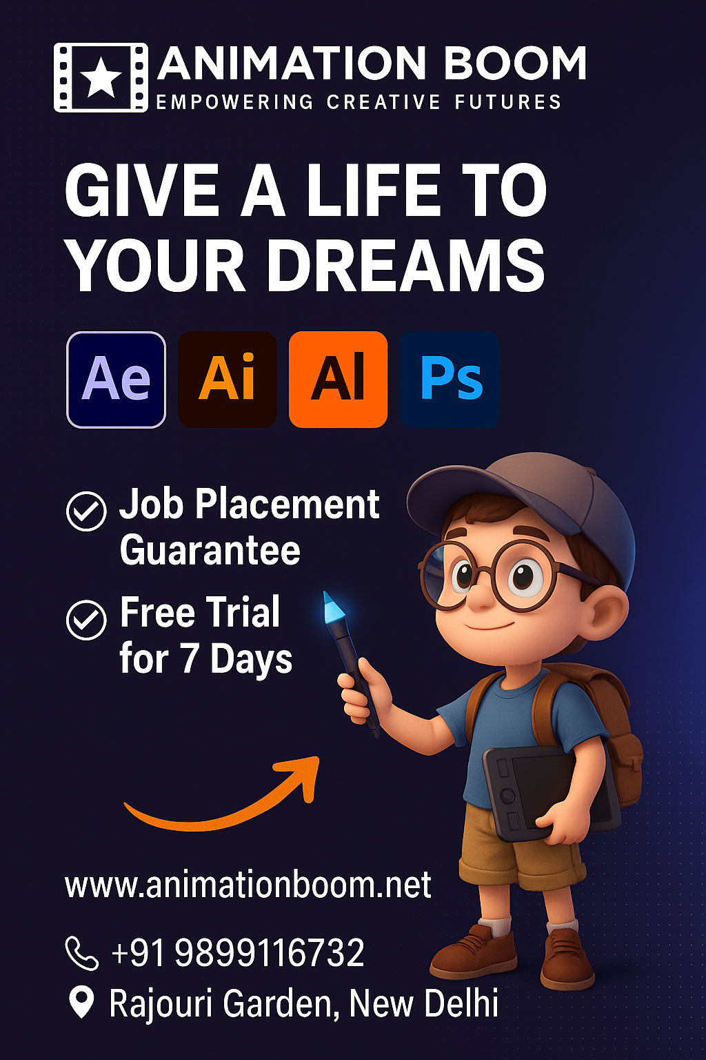 Animation institute in delhi