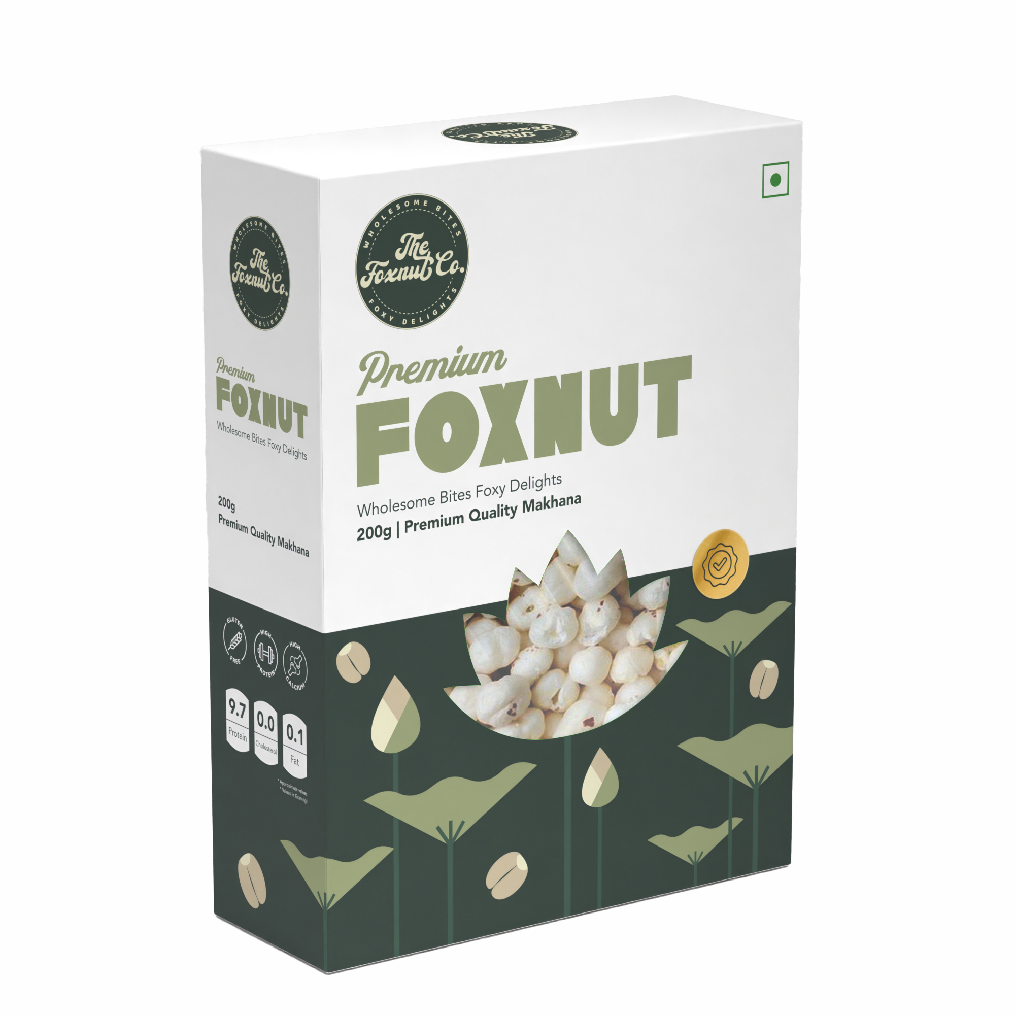 The Foxnut Co. Premium Handpicked Makhana (200 Gms)