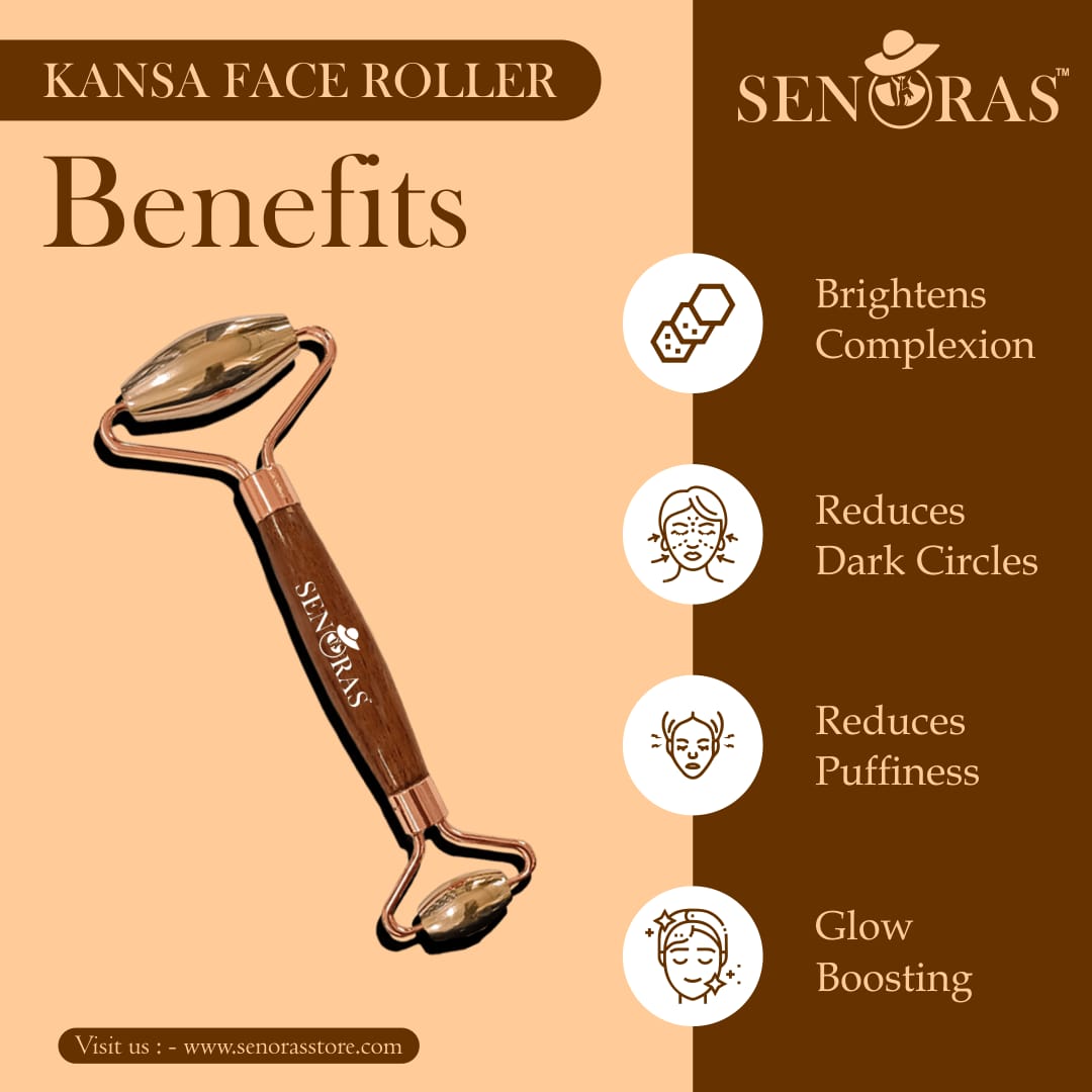 Bronze (kansa wand) face massager