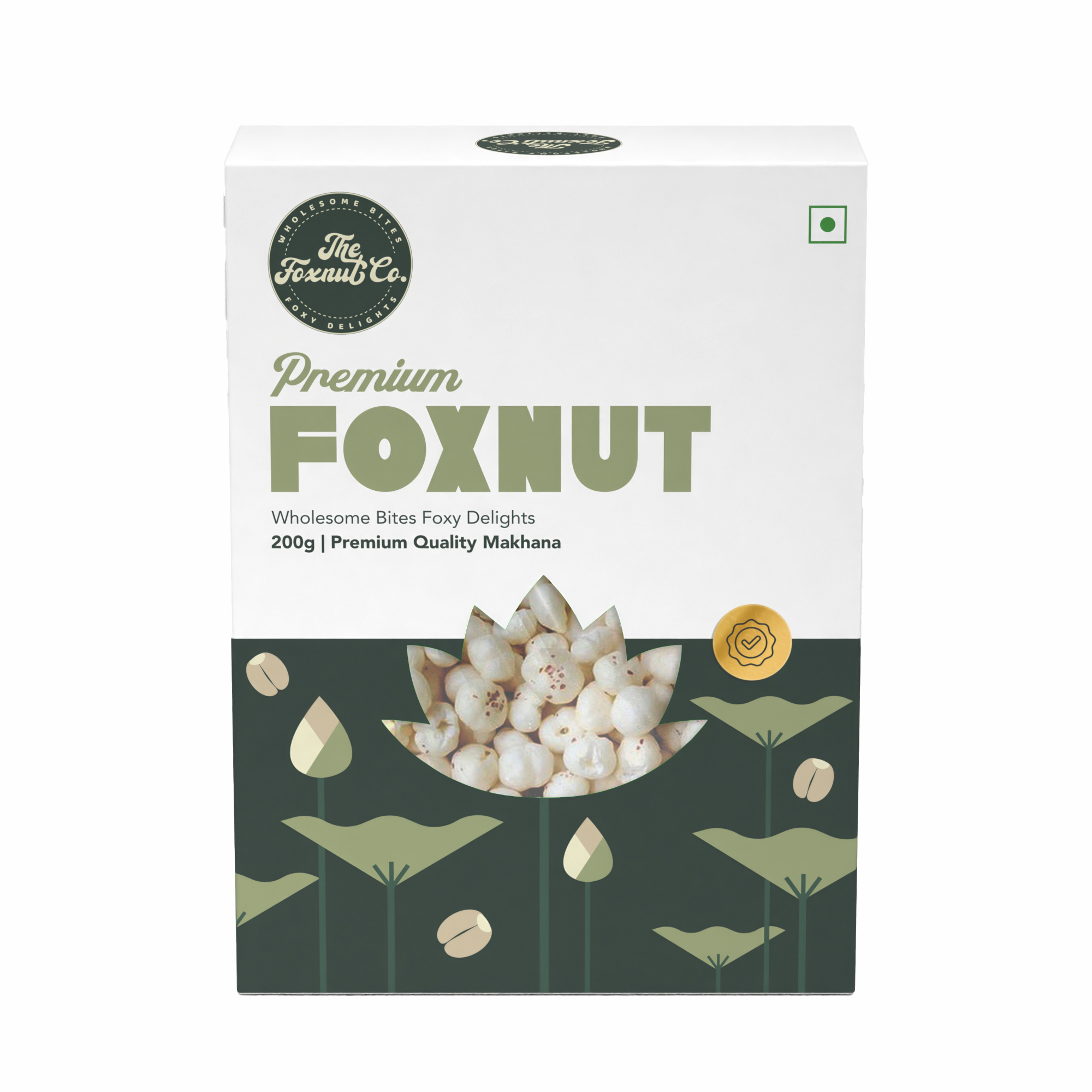 The Foxnut Co. Premium Handpicked Makhana (200 Gms)