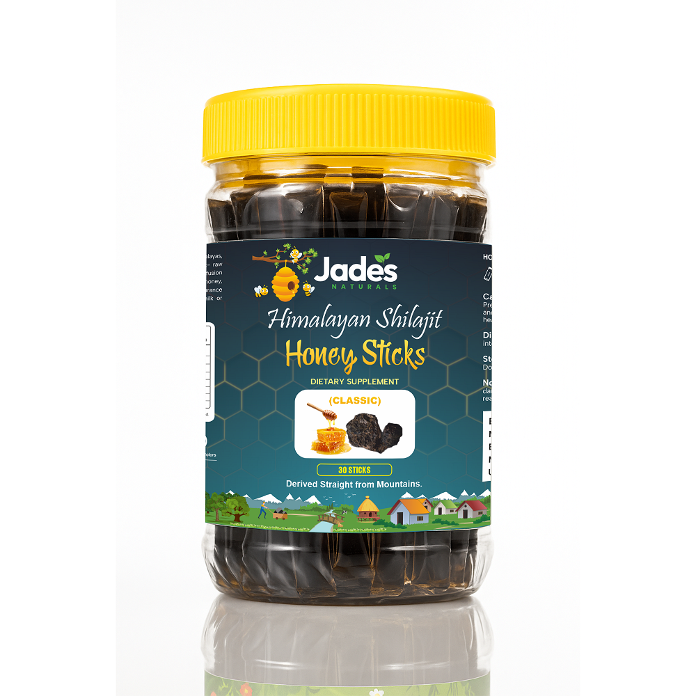 Jades Naturals Shilajit Honeysticks - Kesar Flavour