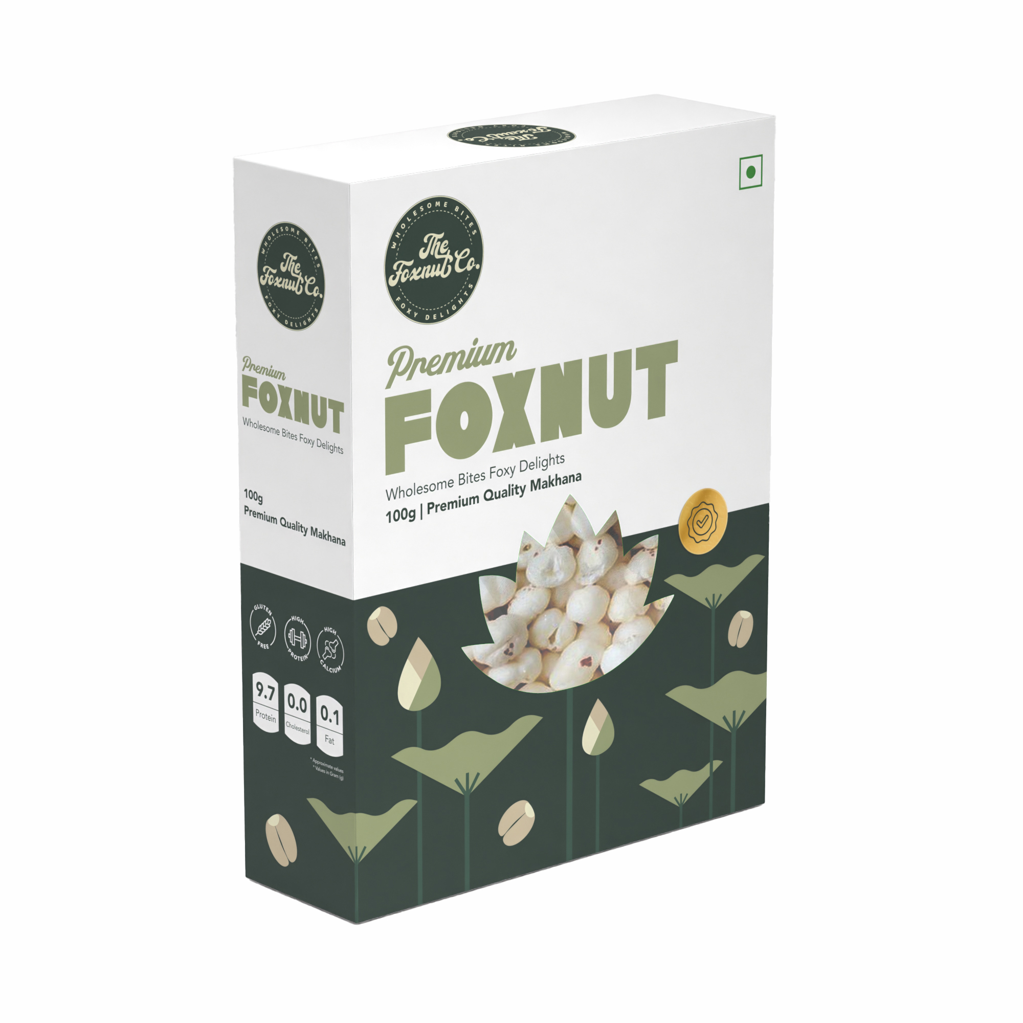 The Foxnut Co. Premium Handpicked Makhana (100 Gms)