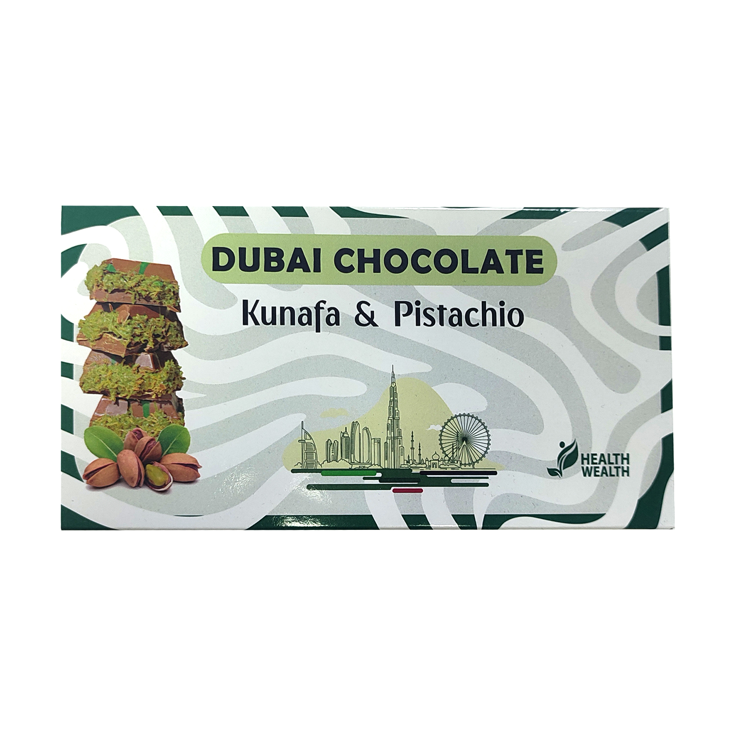 Dubai Kunafa Chocolate Pistachio