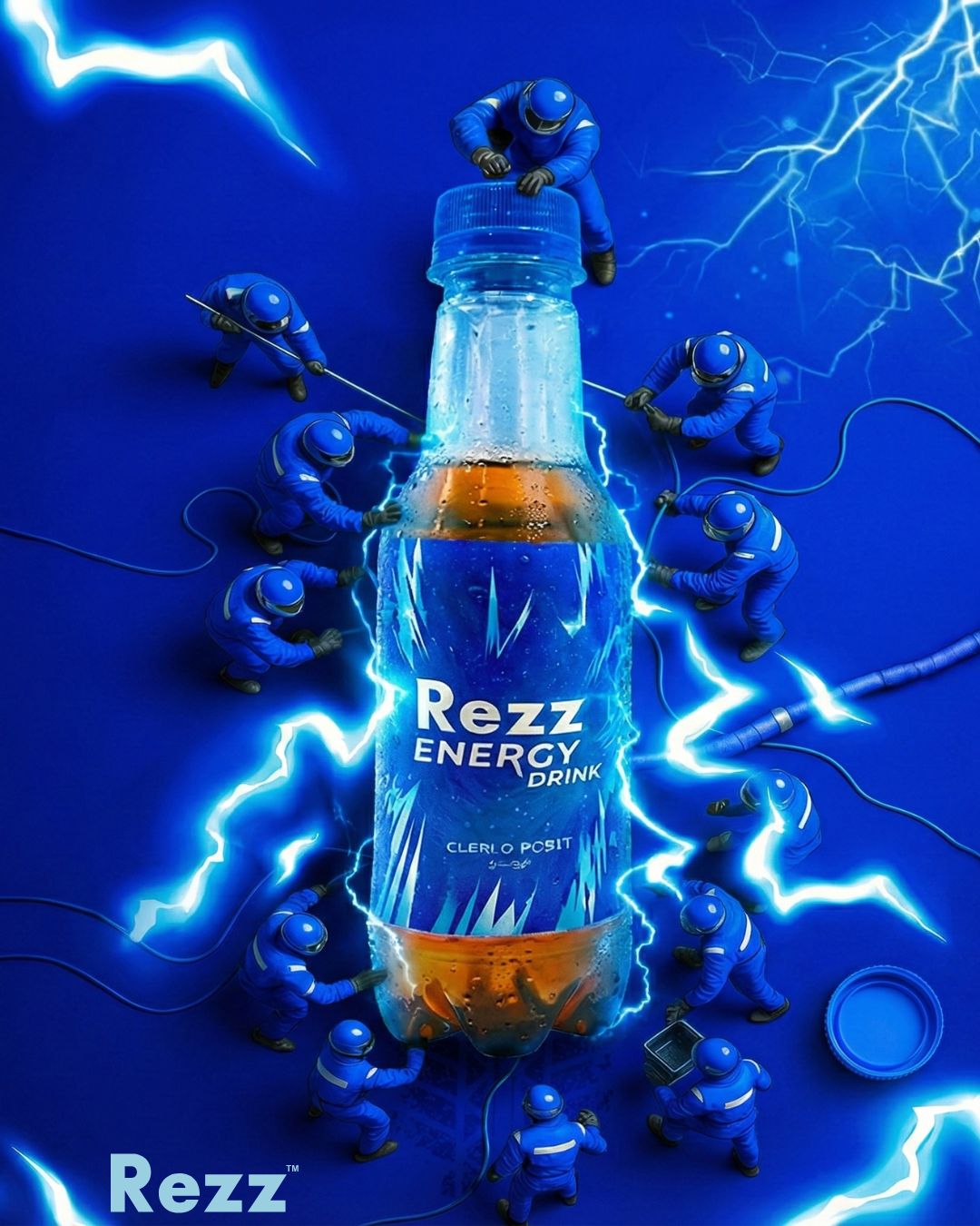 Rezz Energy Drink 200ml plastic bottle
