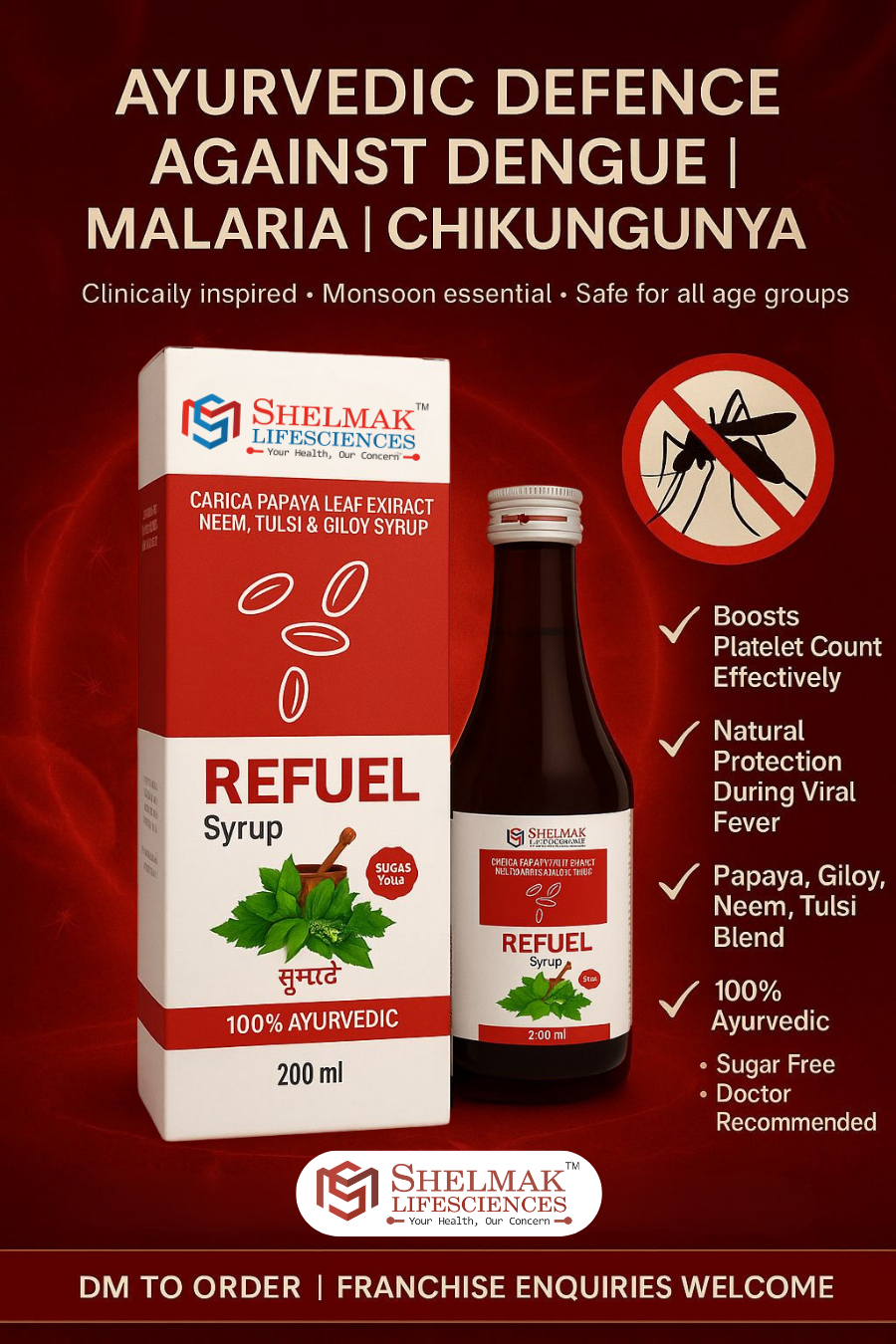 REFUEL (PLATELET RECOVERY SYRUP)