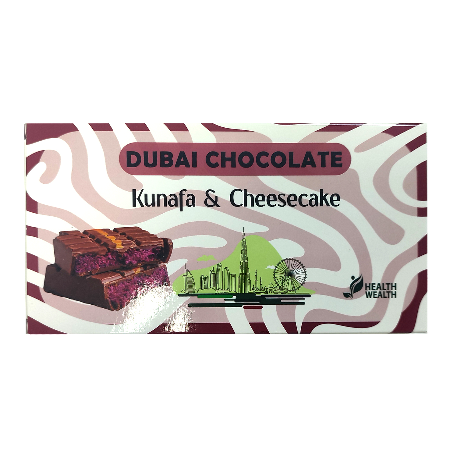 Dubai Kunafa Chocolate (Cheesecake)