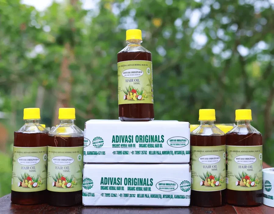 Adivasi Orignals 500ml and 250ml bottle