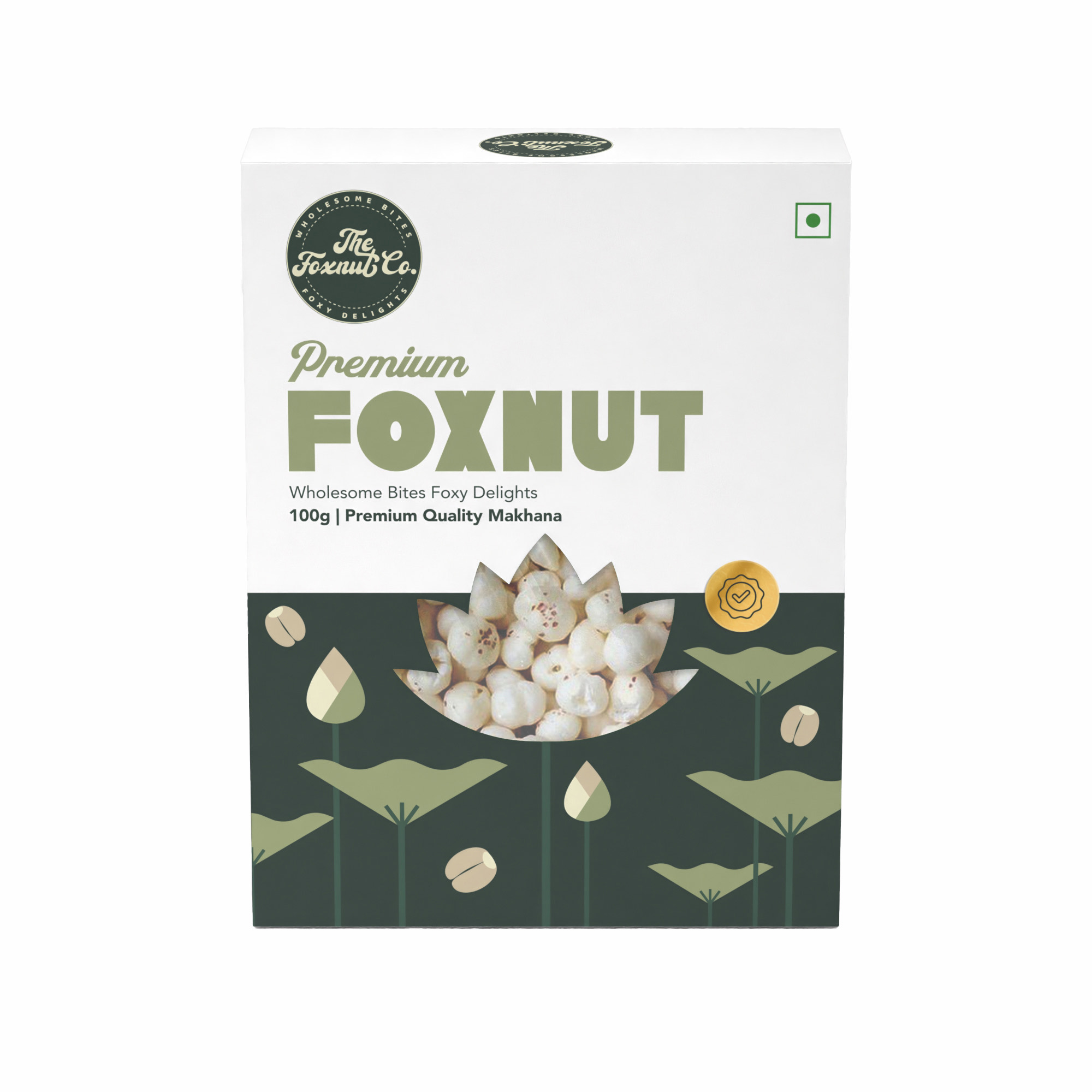 The Foxnut Co. Premium Handpicked Makhana (100 Gms)