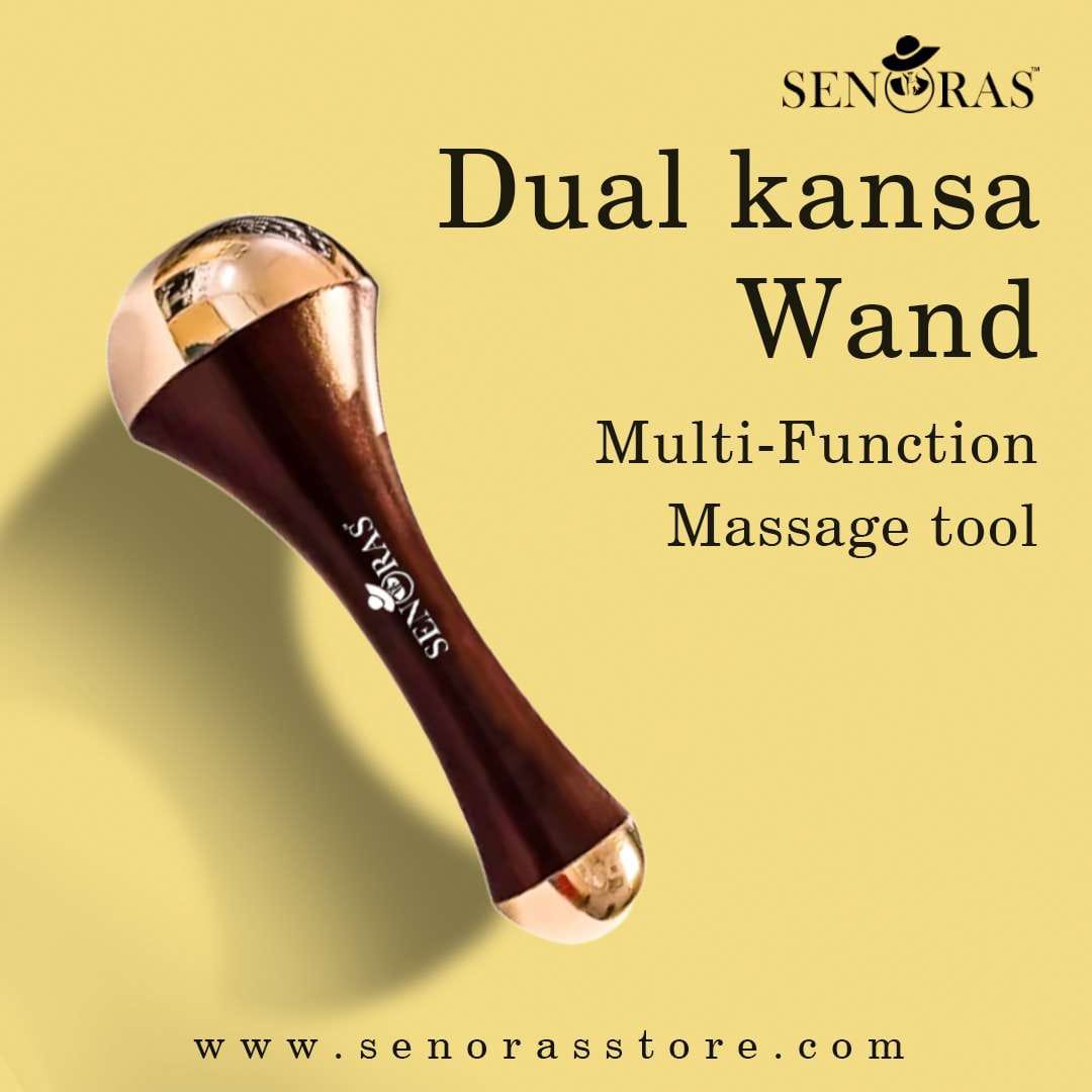 Senoras 2 in 1 Kansa Wand For Face